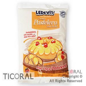 CREMA PASTELERA EXTRA X 250GR LEDEVIT x 12